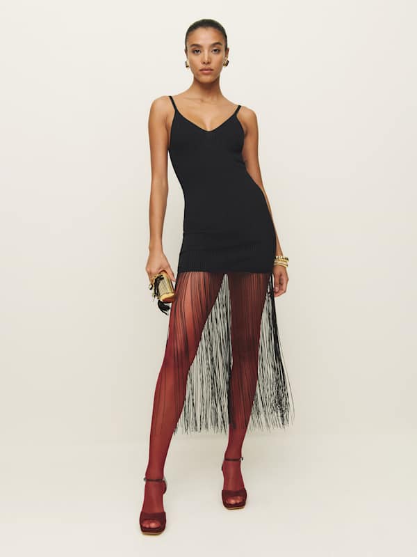 Milana Sweater Dress - Black